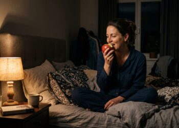 Maçã à noite pode ajudar no controle da glicose durante o sono