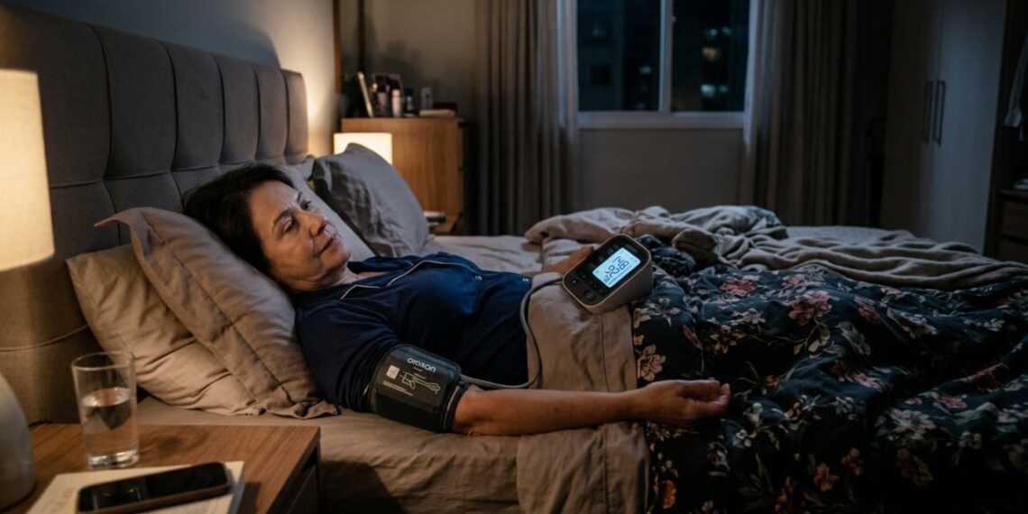 Pressão alta à noite é perigosa e estudo mostra por quê