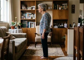 Conforme a idade de uma pessoa aumenta, sua altura diminui. por quê?