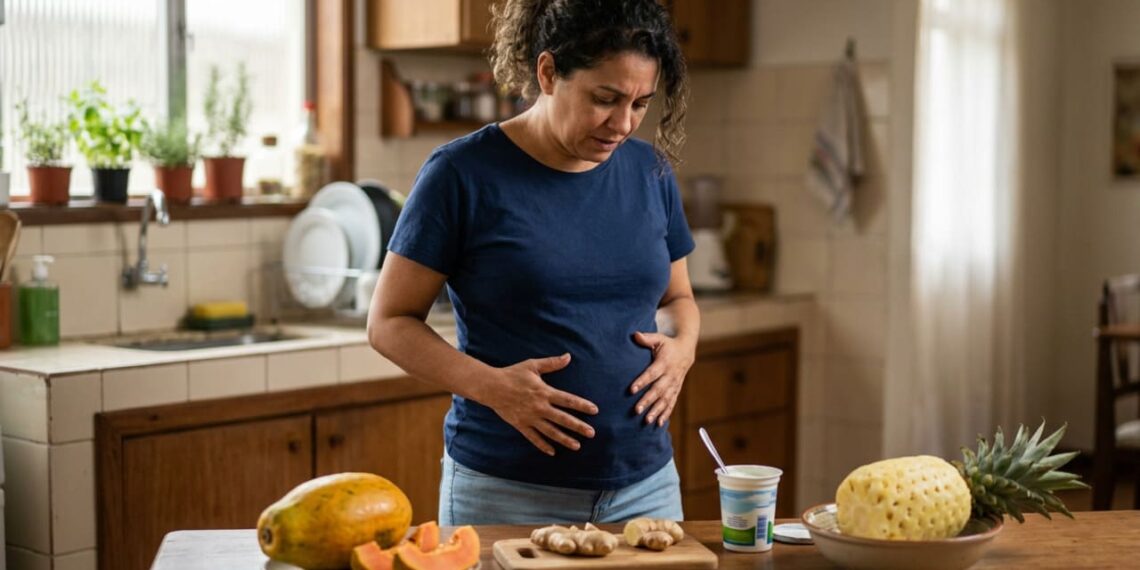 Entre eles está o abacaxi: Os 10 melhores alimentos para tratar gases e inchaço