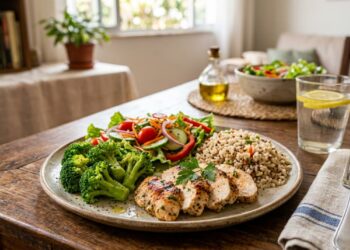 Aprenda essa dieta para esteatose hepática grau 1 e 2 com almoço ideal para reduzir a gordura no fígado