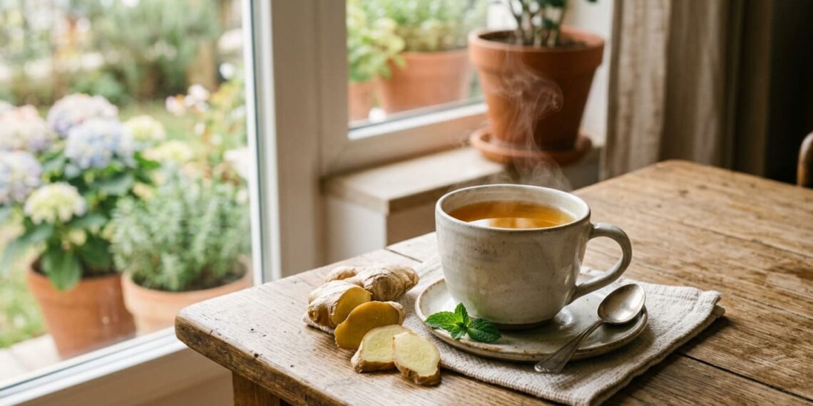 Chá de gengibre em jejum e o que acontece no estômago nos primeiros 15 minutos