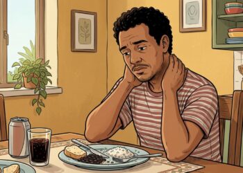 Uma das maneiras de identificar sinais de resistência à insulina é através do escurecimento da pele no pescoço e fadiga pós-refeição