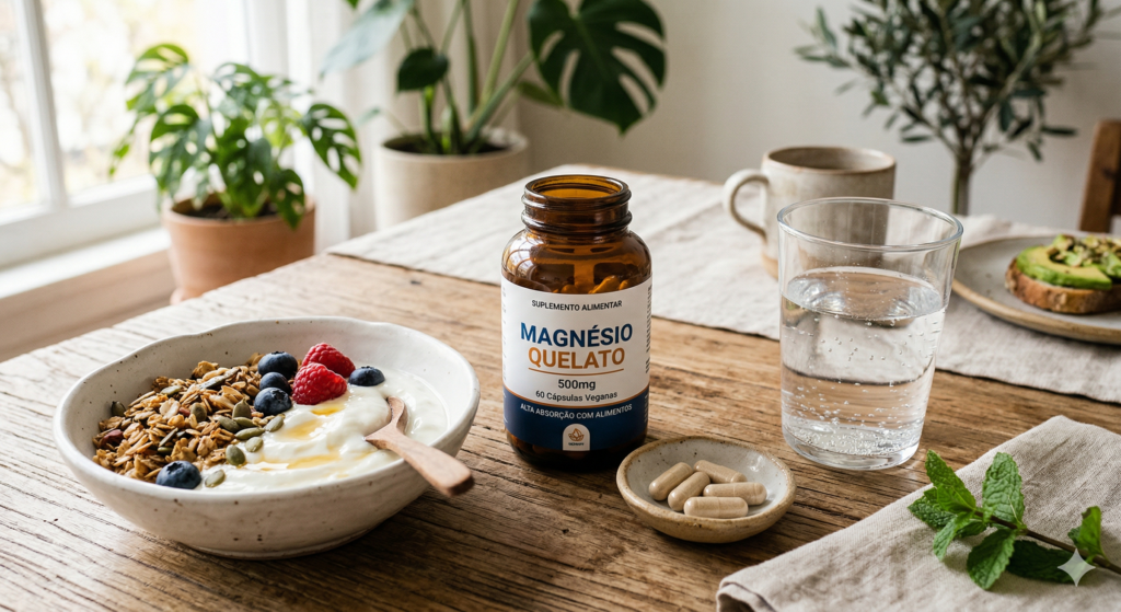 A forma de consumir o magnésio influencia diretamente na sua absorção e eficácia no corpo