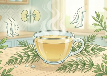 Chá de cavalinha como diurético natural para os rins e redutor de retenção de líquidos