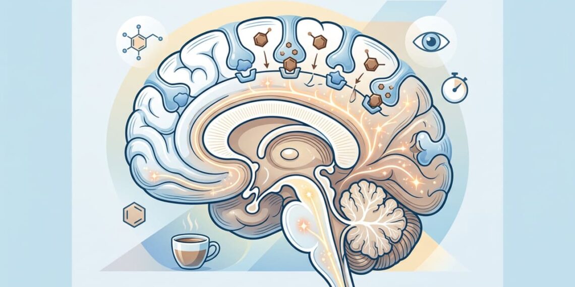 Como o consumo diário de café afeta o sistema nervoso central?