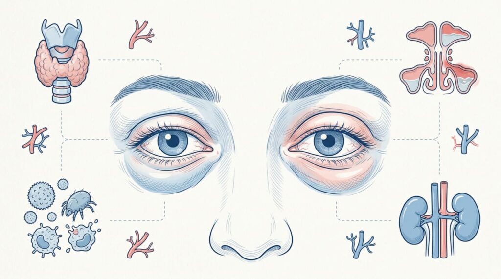 Você está com olhos inchados toda manhã? Aqui estão as causas, os sintomas e o tratamento