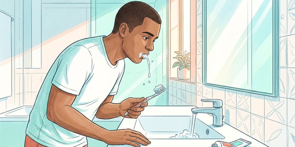 A saliva não deve ser usada para gargarejar, uma prática simples que fortalece os dentes