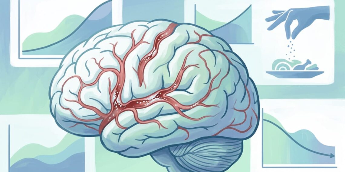 Como o consumo diário de sal em excesso afeta o cérebro e o sistema vascular cerebral?