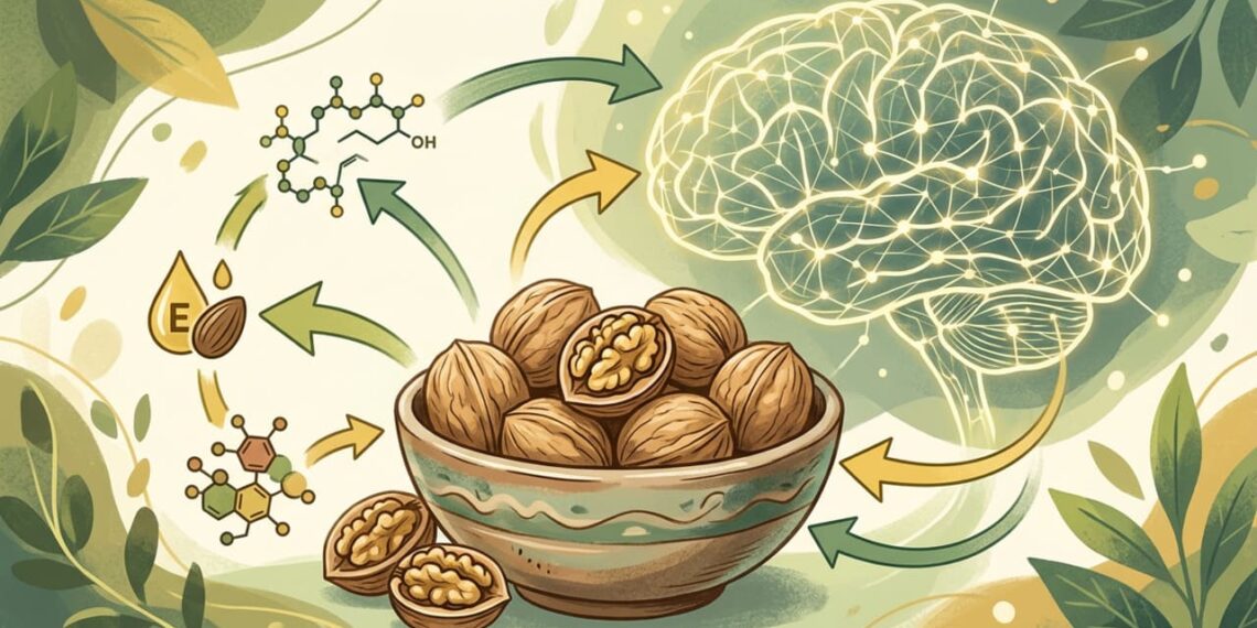 Como o consumo diário de nozes afeta a memória e a concentração?