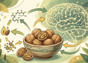 Como o consumo diário de nozes afeta a memória e a concentração?