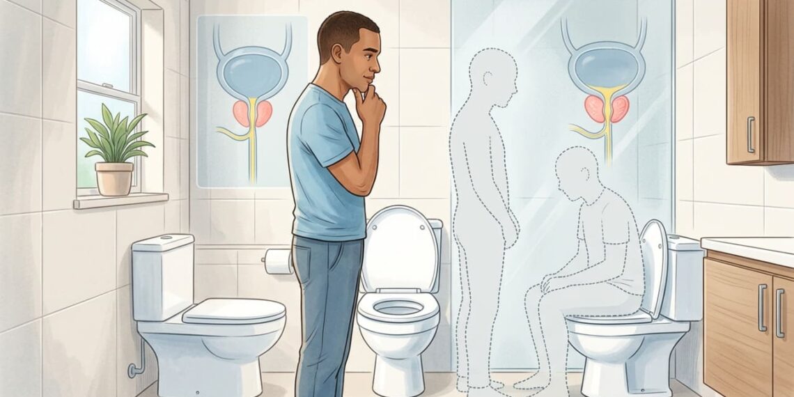 Qual a melhor posição para urinar: em pé ou sentado? Um urologista explica