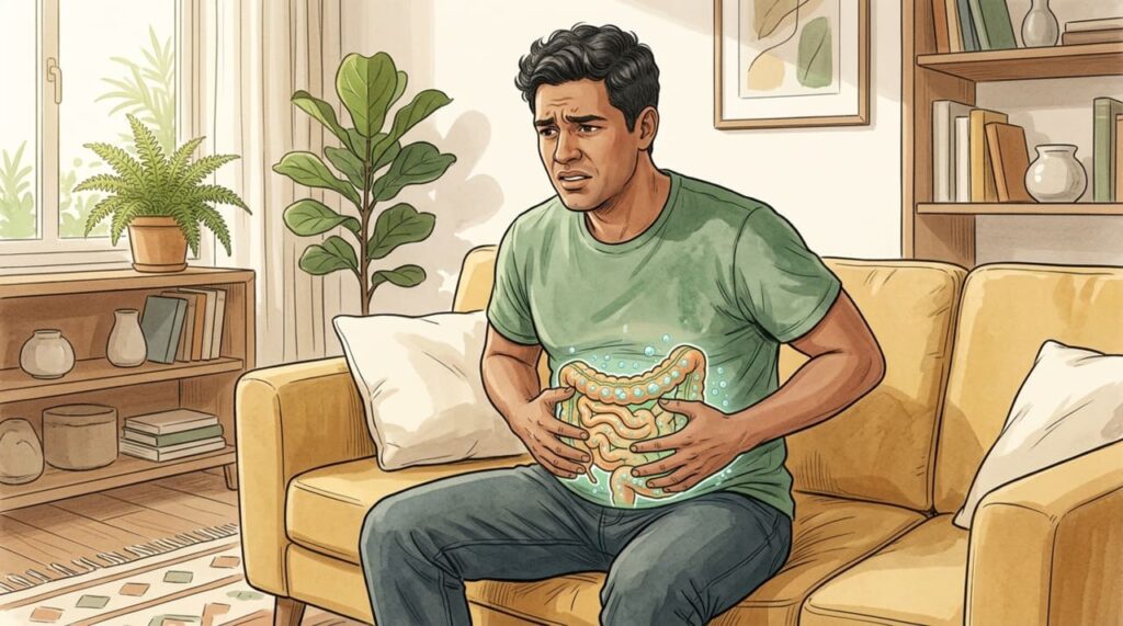 Gases são os primeiros sintomas de que algo não está bem