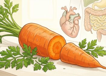 O que a cenoura crua faz ao intestino e aos níveis de colesterol
