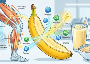 Os benefícios da banana para a energia muscular e a prevenção de cãibras em adultos mais velhos