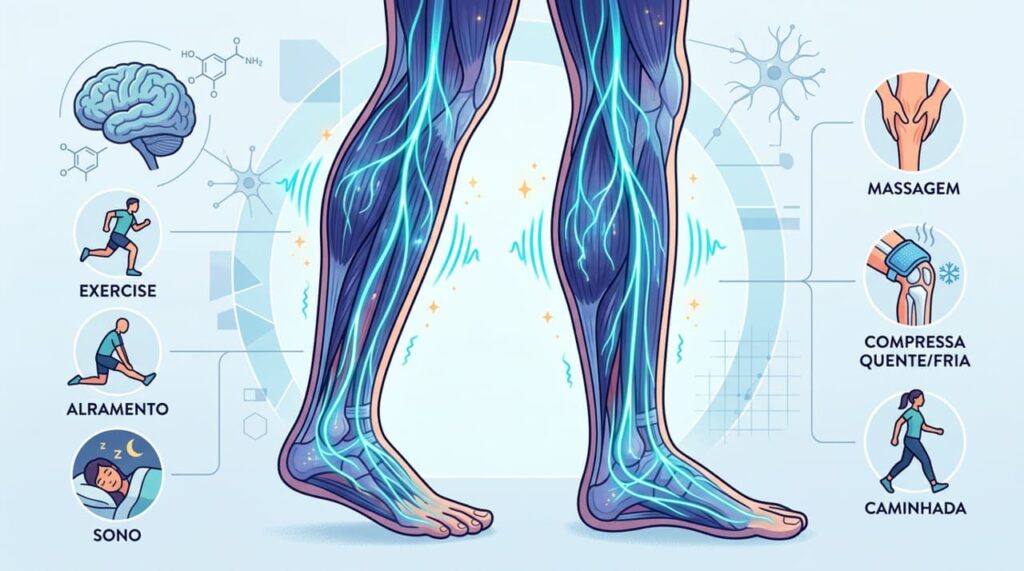 Por que a síndrome das pernas inquietas interrompe o sono e quais hábitos ajudam a amenizá-la, segundo estudo?