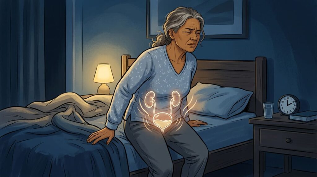 Por que a vontade frequente de urinar à noite interrompe o sono e quais hábitos ajudam a controlá-la, segundo estudo?