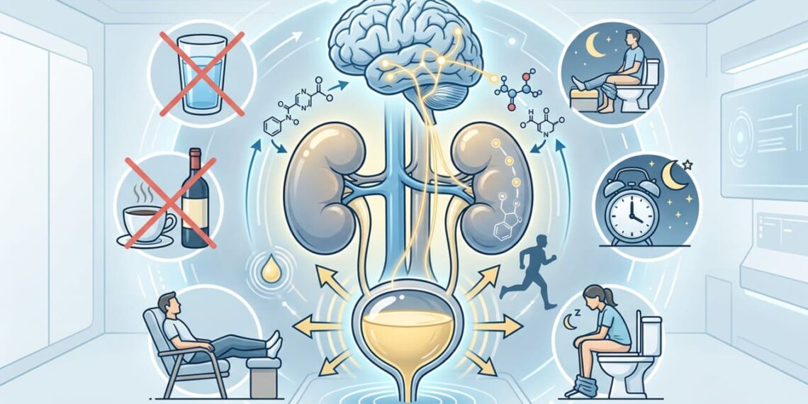 Por que a vontade frequente de urinar à noite interrompe o sono e quais hábitos ajudam a controlá-la, segundo estudo?