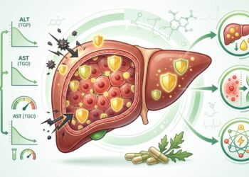 Como o extrato de cardo-mariano atua no fígado e ajuda a reduzir as enzimas hepáticas alteradas de forma natural