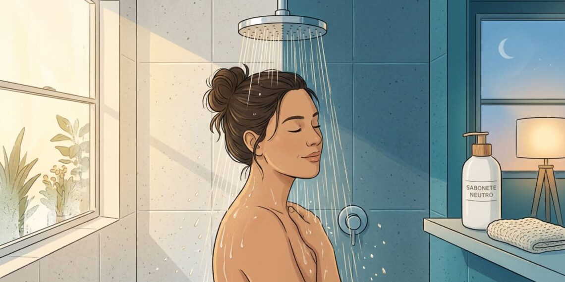 Qual o melhor horário para tomar banho: de manhã ou à noite? Um dermatologista explica