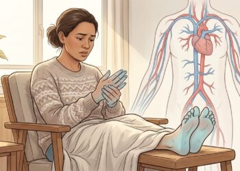 Sensação constante de frio nas mãos e nos pés é um dos primeiros sinais de que algo não está bem com a circulação