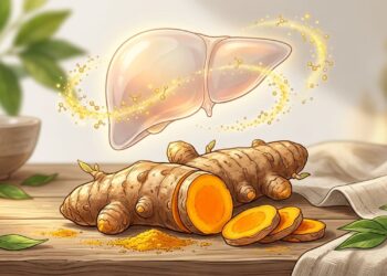 O que a cúrcuma crua faz ao fígado e à inflamação sistêmica