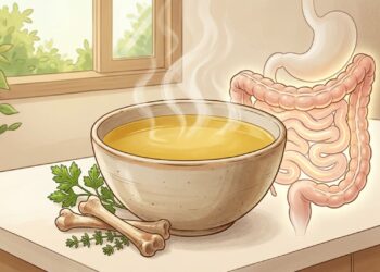 O que o caldo de ossos rico em glutamina faz à parede do intestino permeável e à absorção de nutrientes em adultos