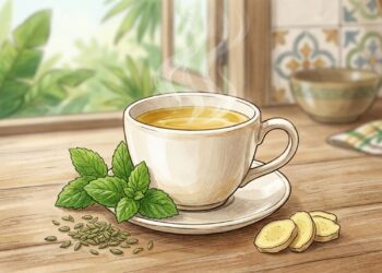3 chás digestivos com ação carminativa para ajudar a acalmar a mucosa intestinal, aliviar o inchaço e melhorar o trânsito lento