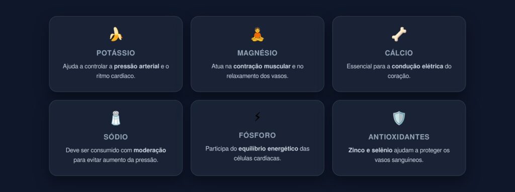 minerais saúde vascular