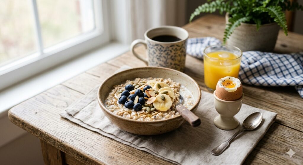 Combinar aveia com ovos pode aumentar a saciedade e melhorar o valor nutricional da refeição.
