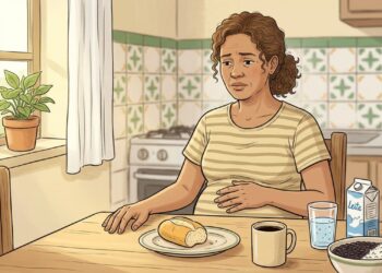 Uma das maneiras de identificar o enfraquecimento da barreira intestinal é através do inchaço constante e sensibilidade a alimentos comuns