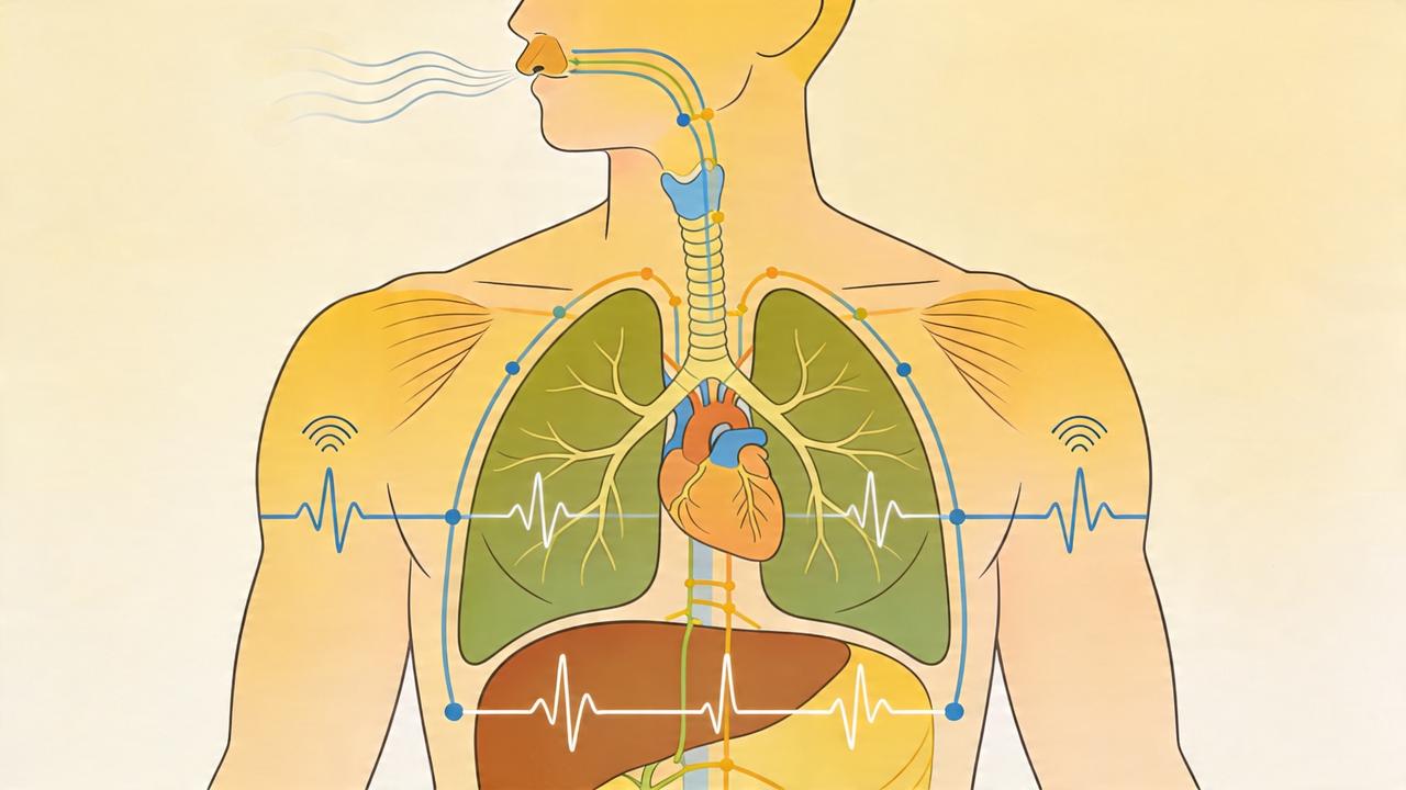 A expiração mais longa ajuda a regular corpo e sistema nervoso.