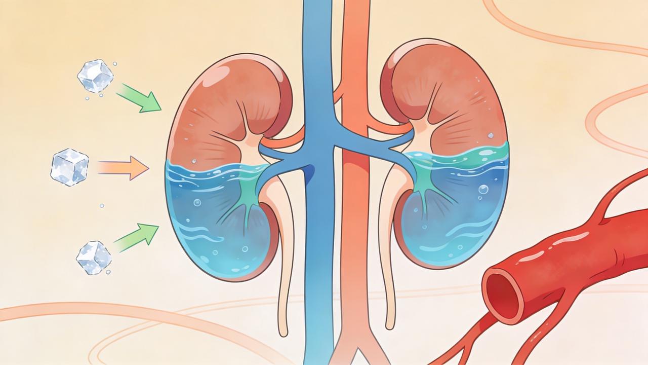 O equilíbrio entre sódio e potássio influencia rins, vasos e pressão.