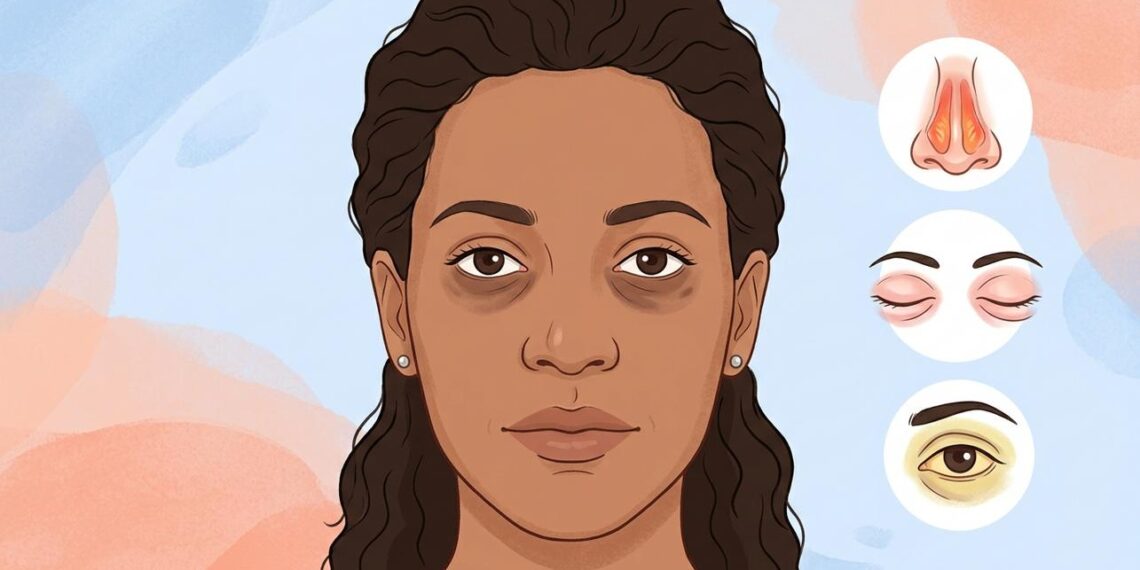 Olheiras escuras que não melhoram com sono podem indicar problema no fígado, nos rins ou alergia crônica