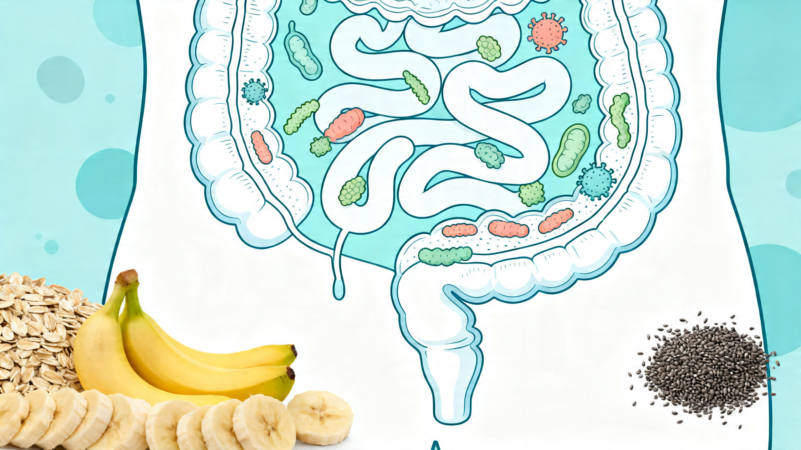 Microbiota equilibrada favorece a barreira intestinal e as defesas do organismo.