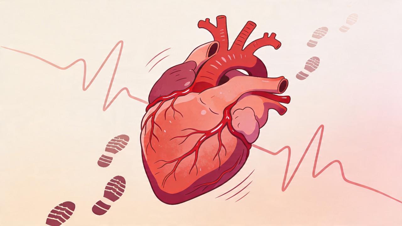 Movimento regular ajuda coração, circulação e saúde metabólica ao longo do tempo.