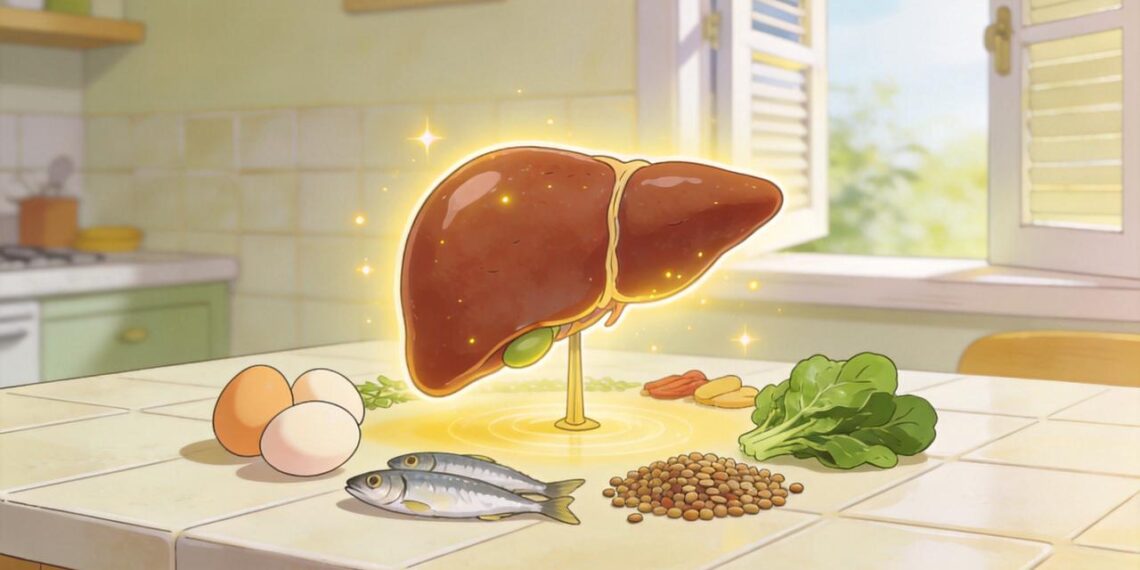 Quais os nutrientes que o fígado precisa para se regenerar e em quais alimentos eles são encontrados