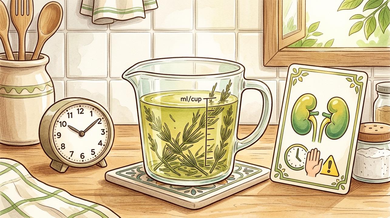 O efeito diurético da cavalinha exige atenção ao consumo frequente