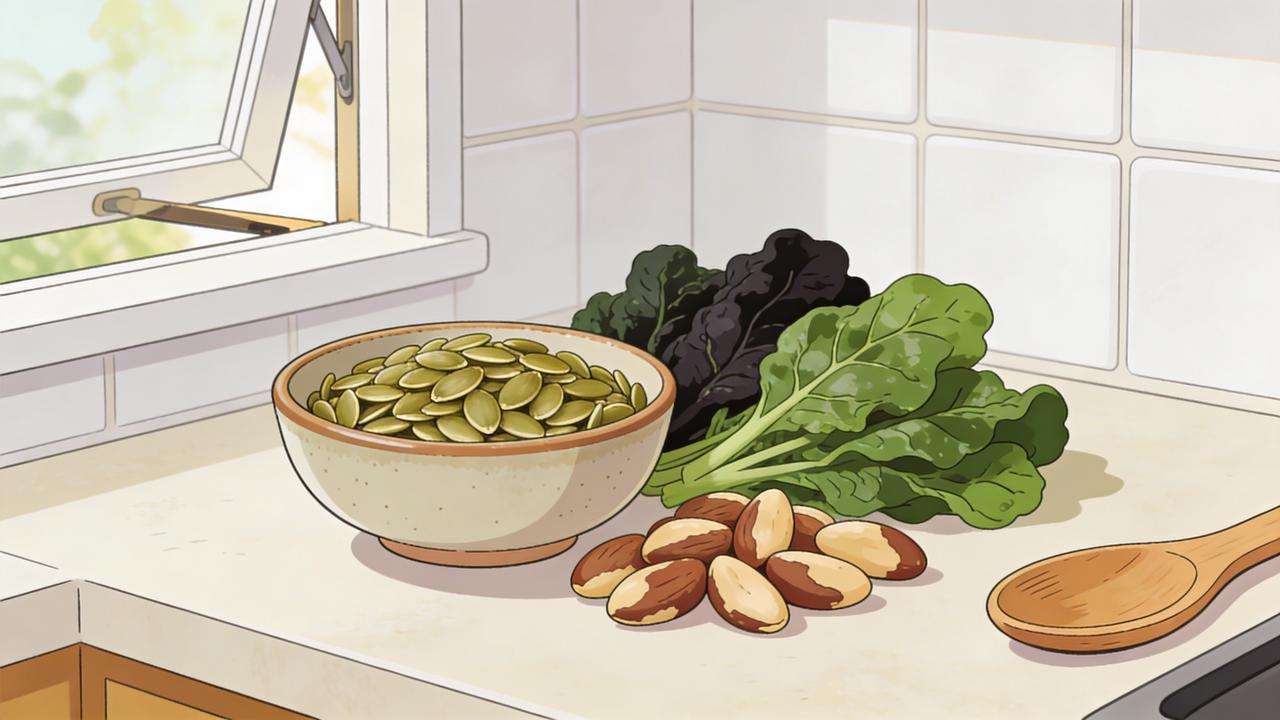 Alimentos ricos em magnésio ajudam energia, músculos e equilíbrio mineral diário.