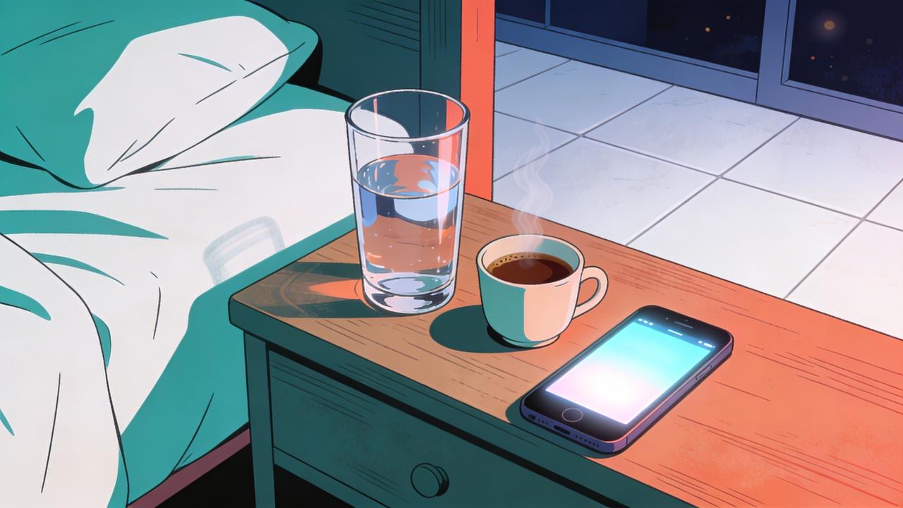 Água, cafeína e celular à noite podem agravar a noctúria.