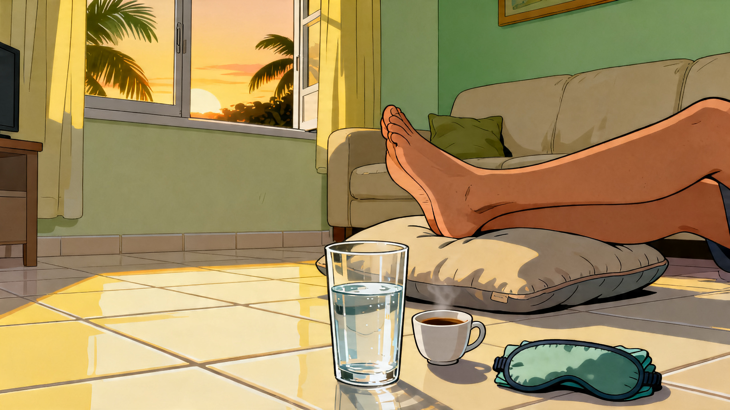 Hábitos com líquidos, cafeína e edema influenciam episódios de noctúria.