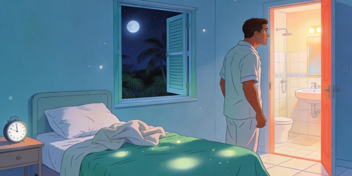 Quantas vezes é saudável você ir ao banheiro urinar à noite para manter uma ótima saúde