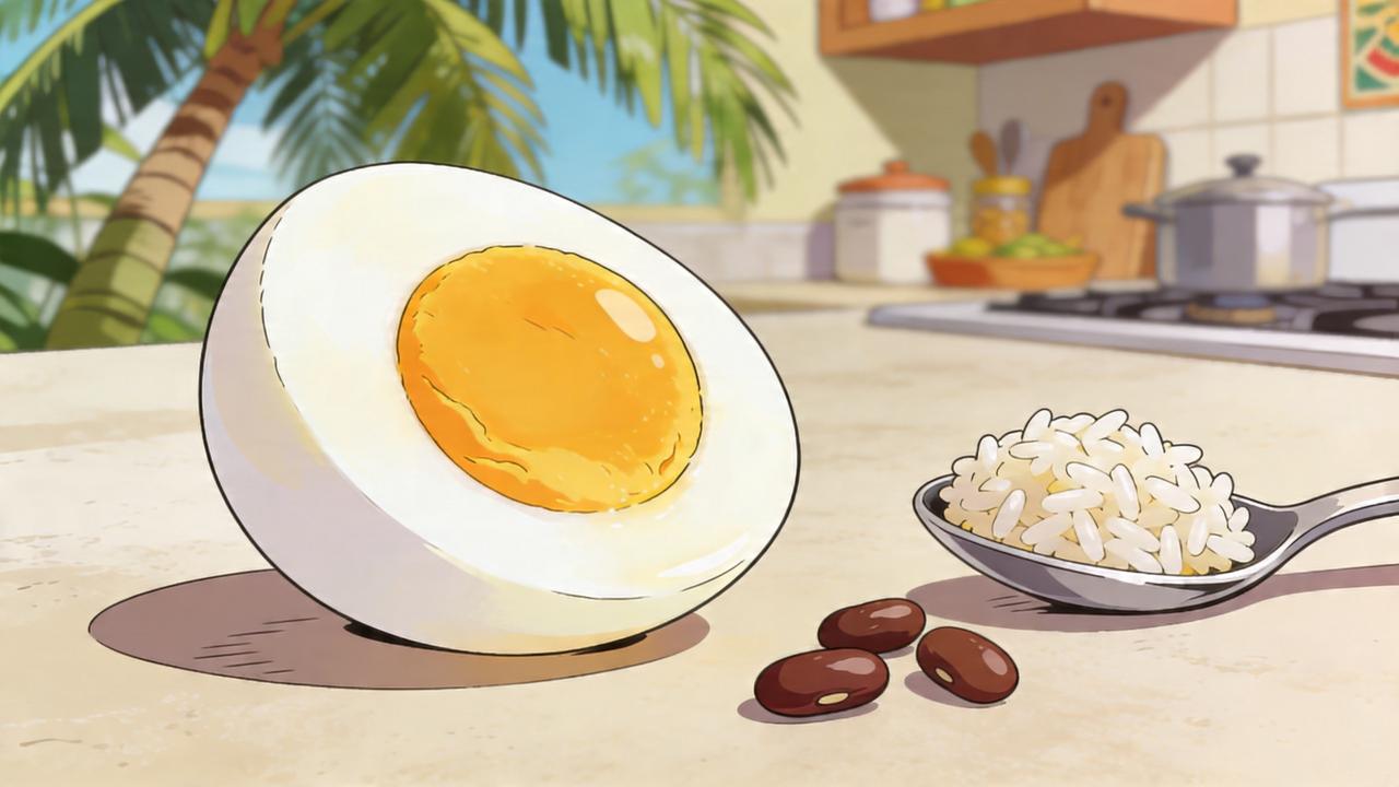 Ovo concentra proteína de alto valor biológico na refeição.