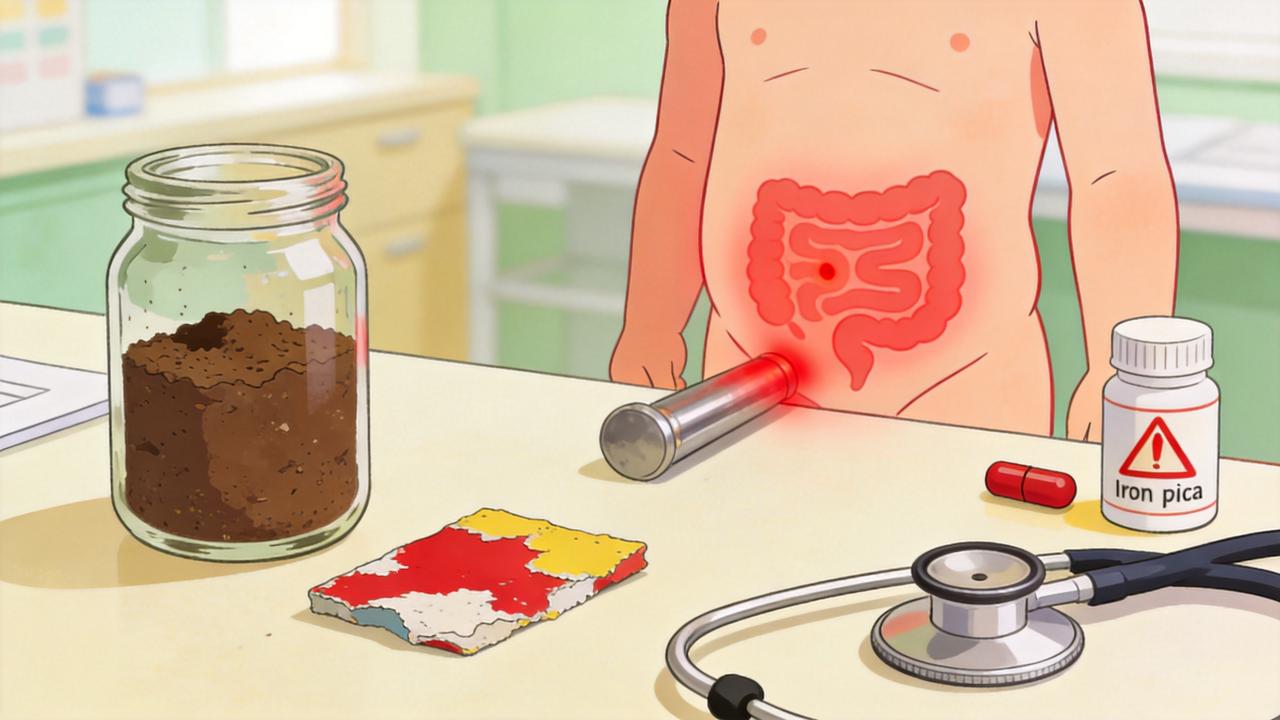 Objetos não comestíveis podem causar intoxicação, anemia e obstrução intestinal.