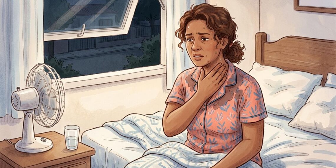 Suor noturno depois dos 50 anos: quando é hormonal e quando é sinal de algo que precisa ser investigado