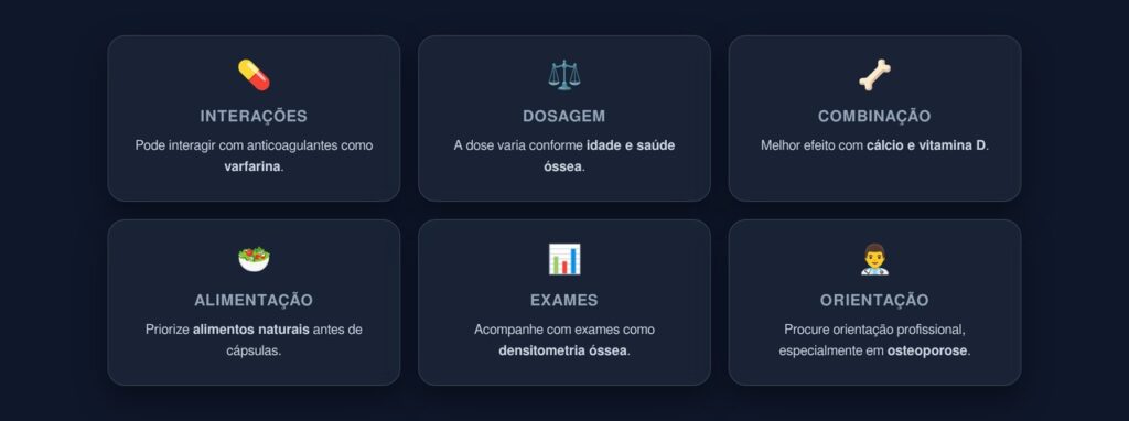 suplementação de Vitamina K2