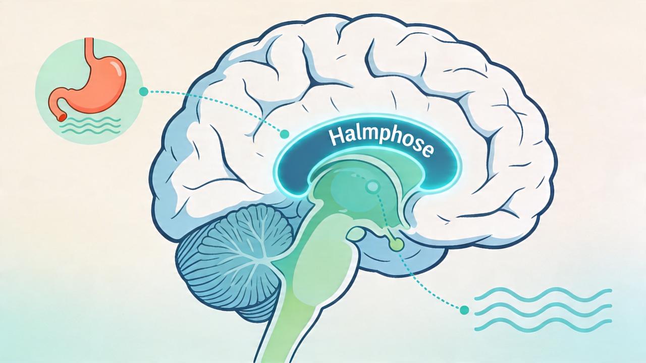 Hipocampo participa da memória e também influencia sinais de fome e saciedade.