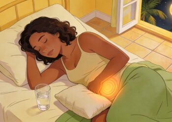 [TÓPICO] - Especialistas explicam como dormir do lado esquerdo melhora a digestão e a drenagem linfática durante a noite