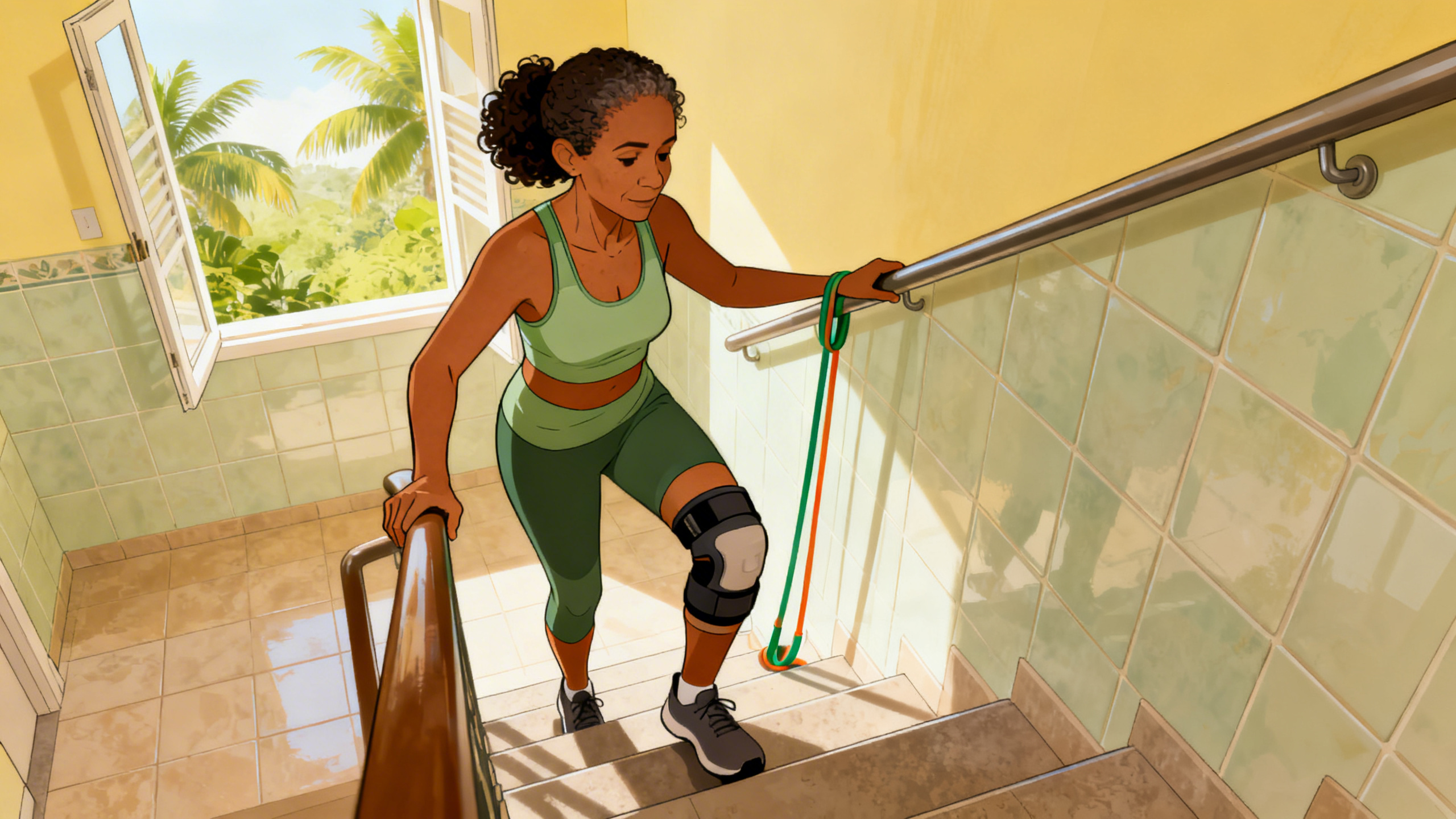 Controle da dor pode facilitar escadas, movimento e fisioterapia na artrose.