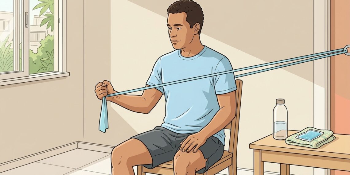Pessoas com tendinite no ombro devem parar de se exercitar completamente?